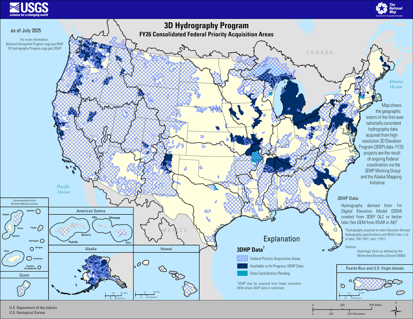 FY26 DCA 3DHP-G Consolidated Federal Priority Acquisition Areas