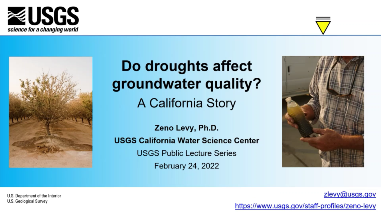 Do droughts affect groundwater quality?