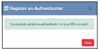 Successful Authentication