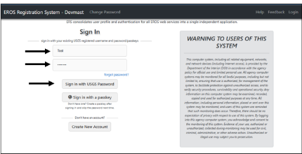 Registered Username/Password