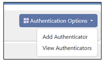 Authenticator Options