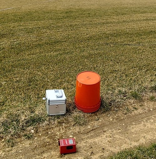  A three-component seismometer used by the USGS for the collection of H/V data.