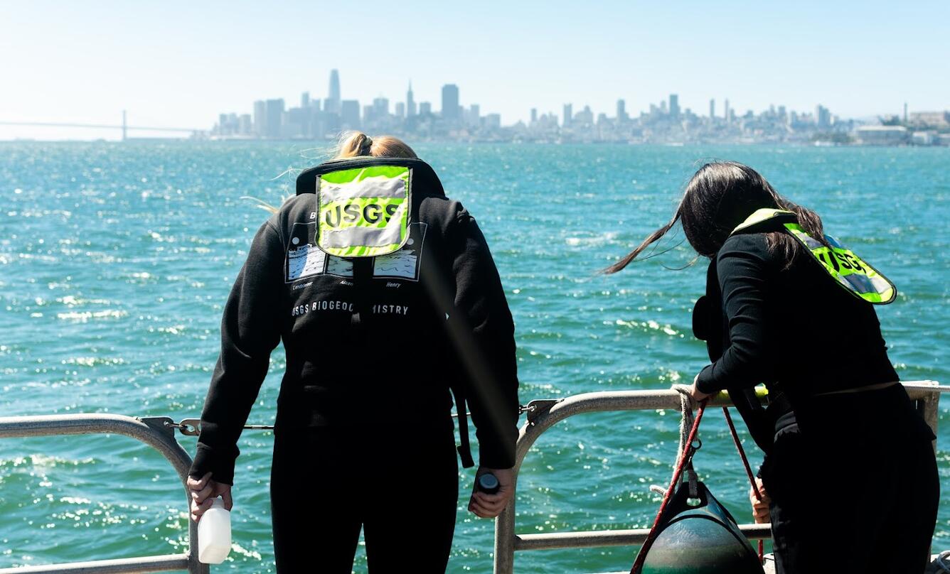 USGS researchers on San Francisco Bay