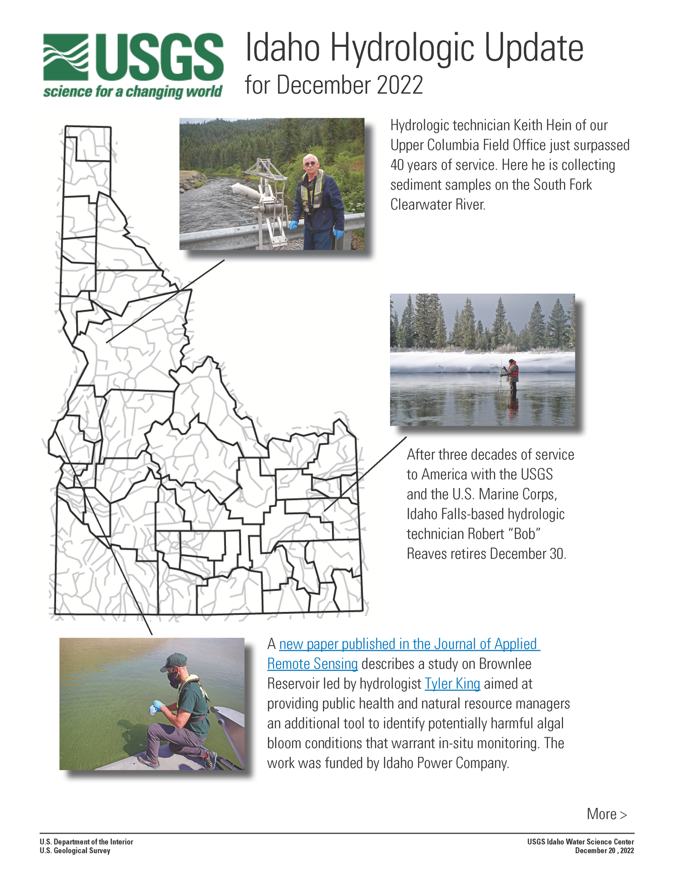 Idaho Hydrologic Update, December 0222