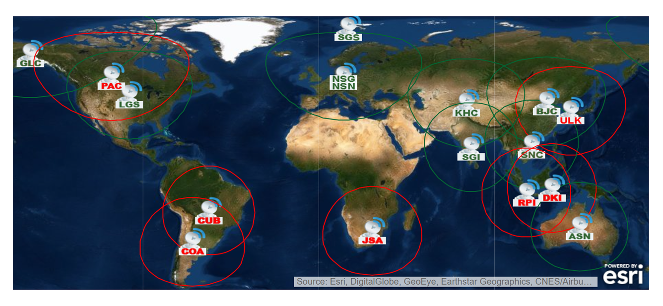 Landsat 8-9 International Ground Stations