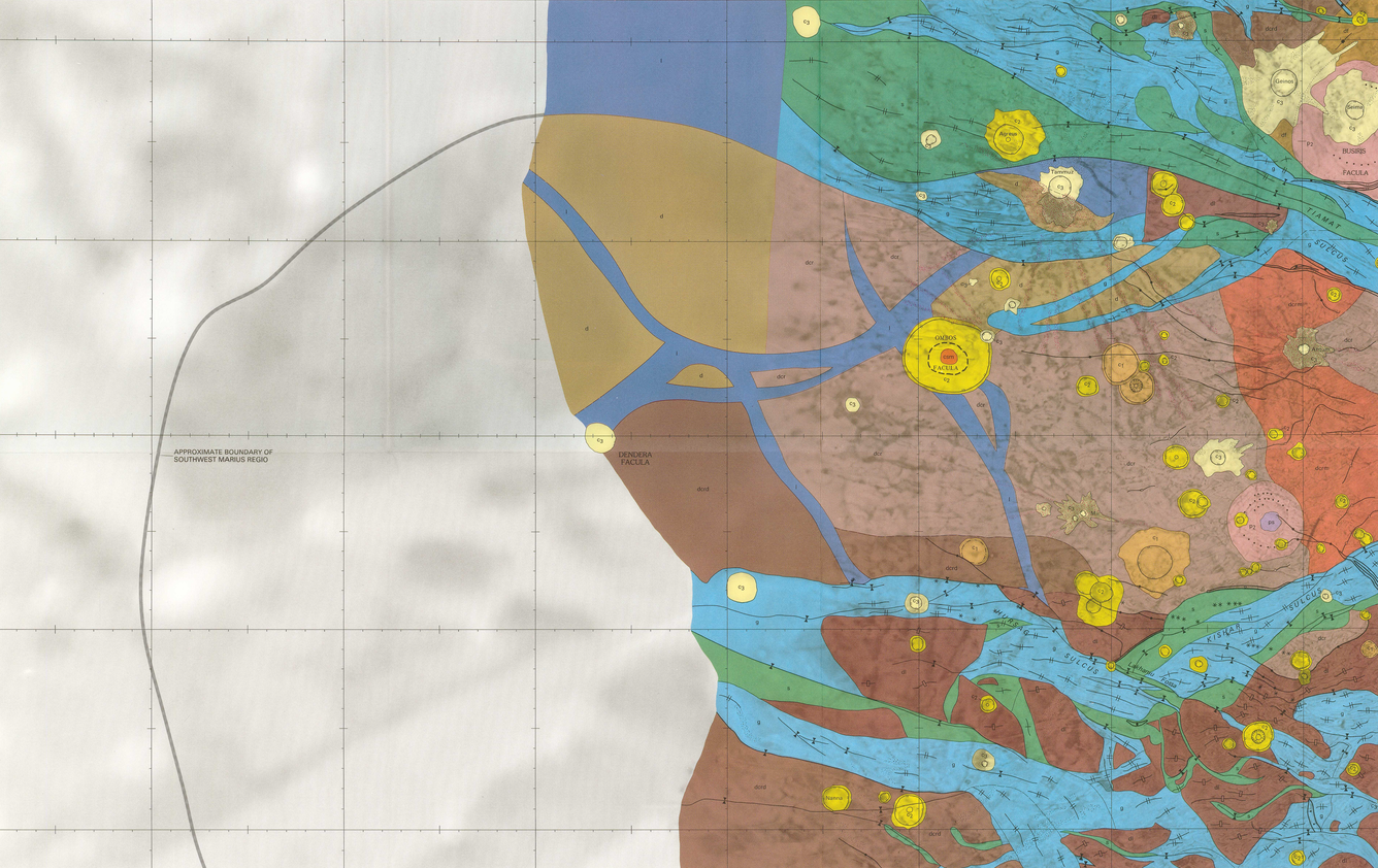 USGS IMAP 2328: Geologic map of the Tiamat Sulcus Quadrangle (Jg-9) of Ganymede