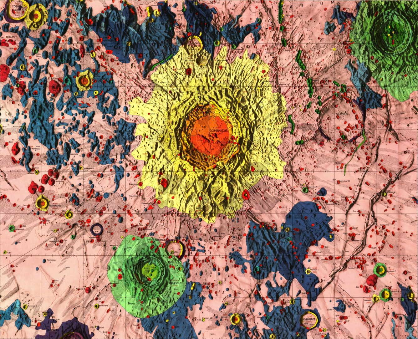 USGS IMAP 515: (LAC-58) Geologic map of the Copernicus quadrangle of the moon