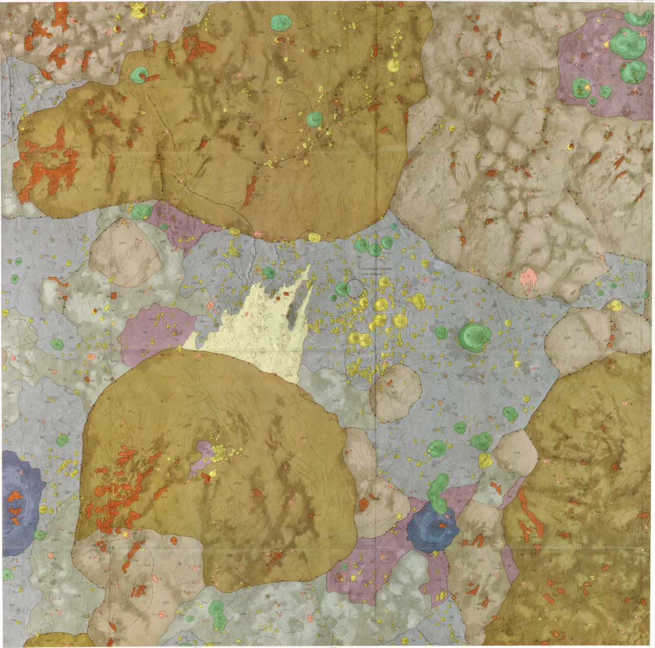 USGS IMAP 800: Geologic maps of the Taurus-Littrow region of the Moon Apollo 17 pre-mission maps