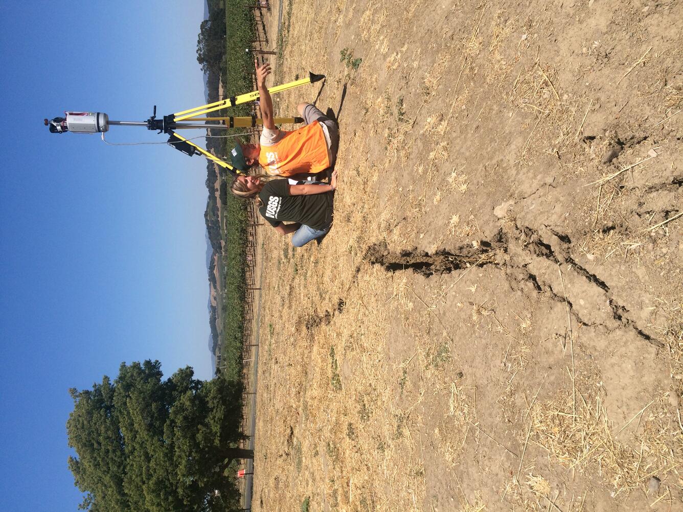 collecting topographic data