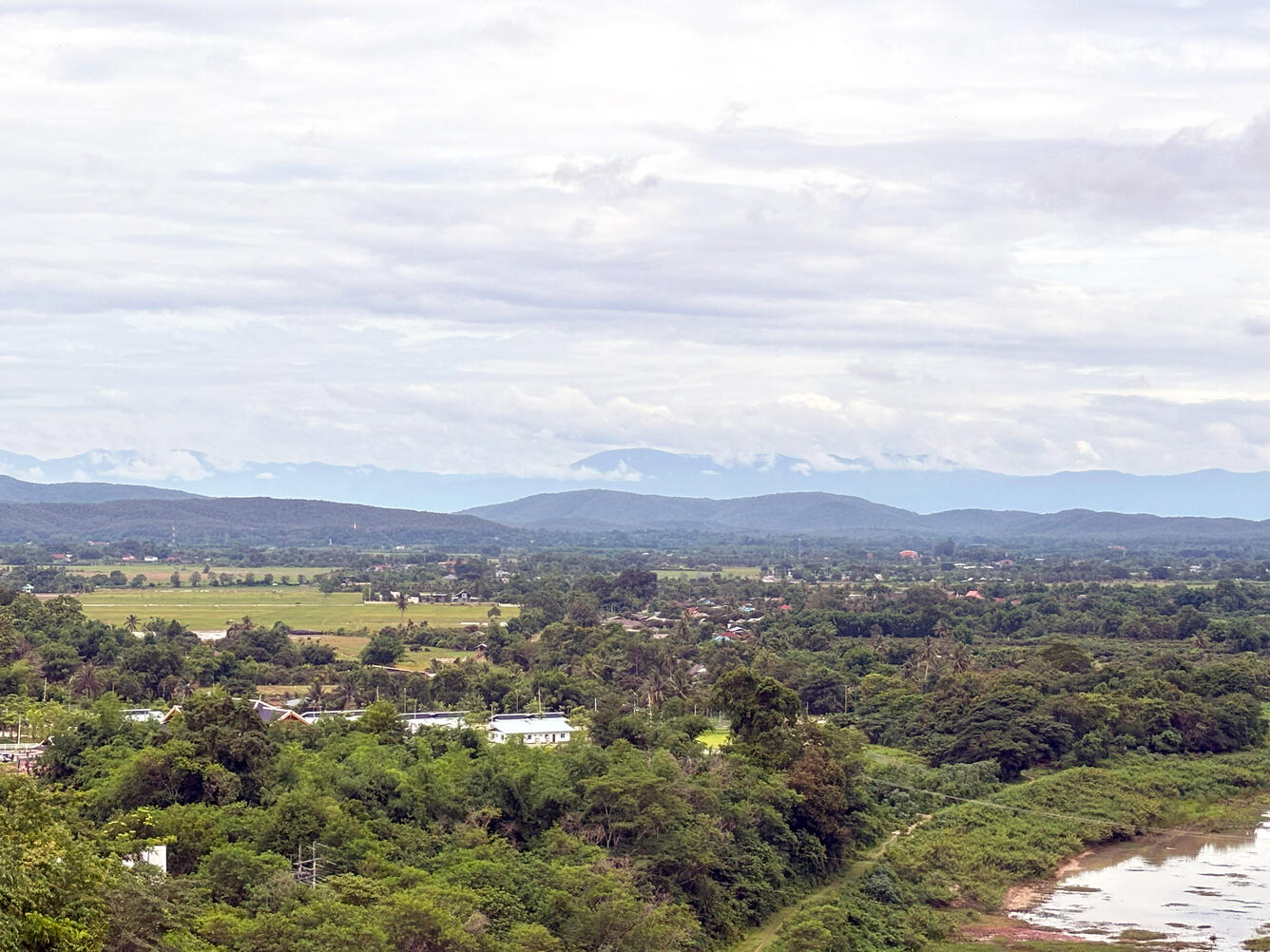 View from the Mae Ngat Somboon Chon Dam, Chiang Mai Province, Thailand
