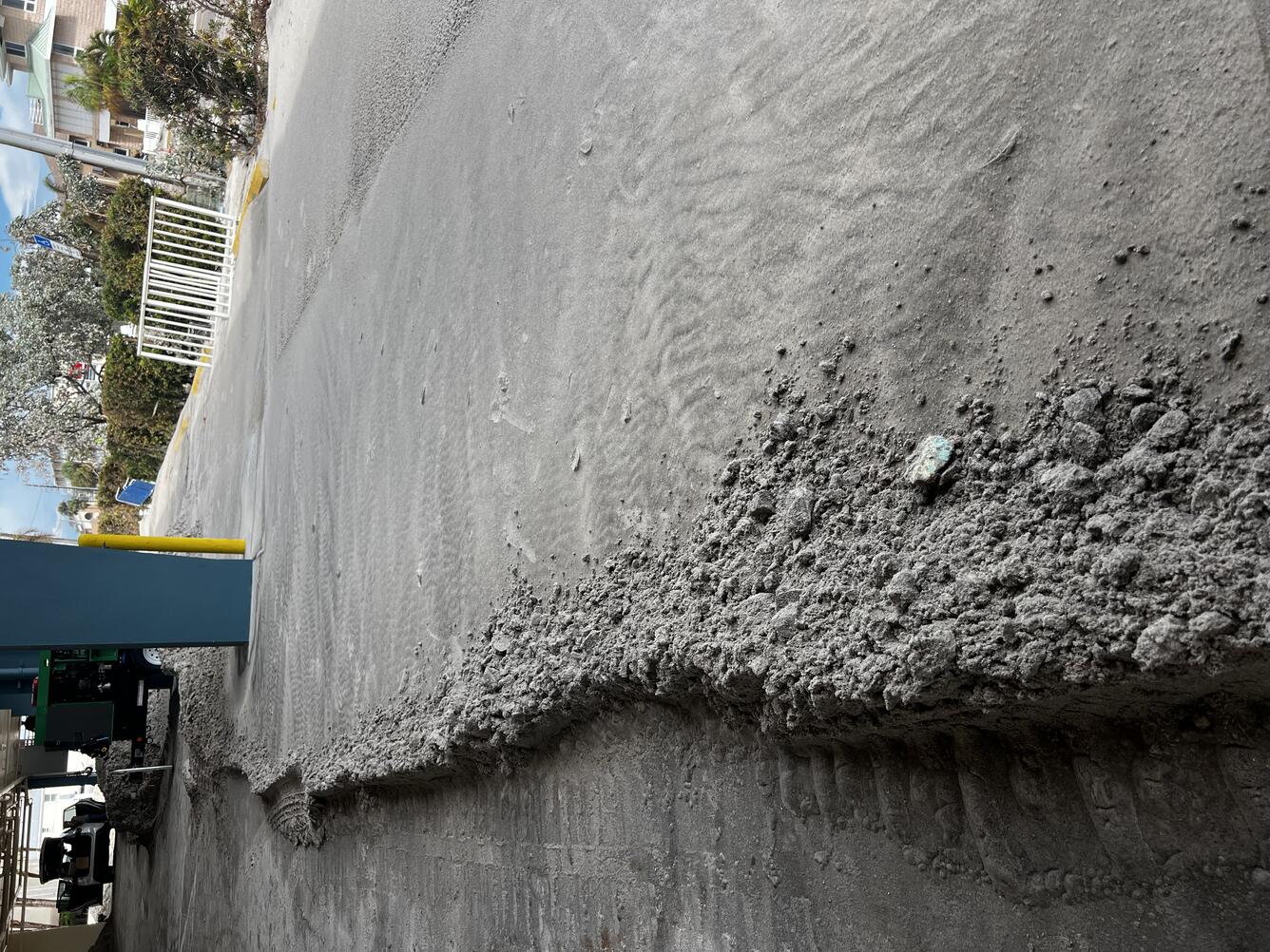 Sand piled