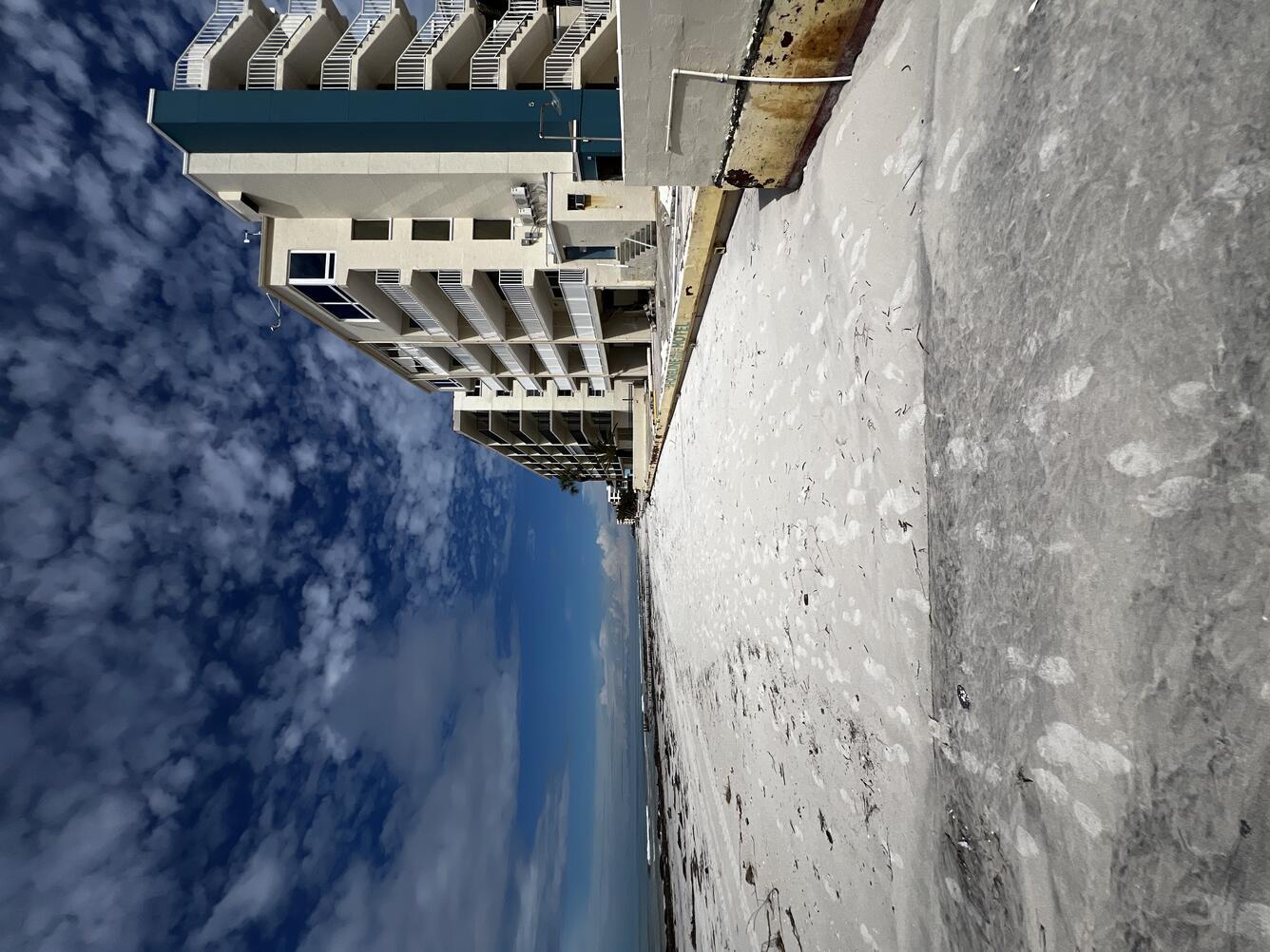 Coast parallel view of beach