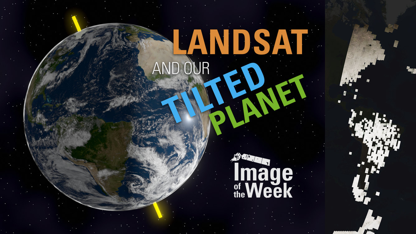 Logo with title and image of Earth on its axis