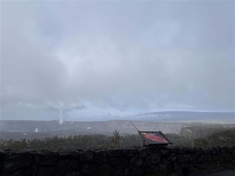 Color photograph of volcanic landscape