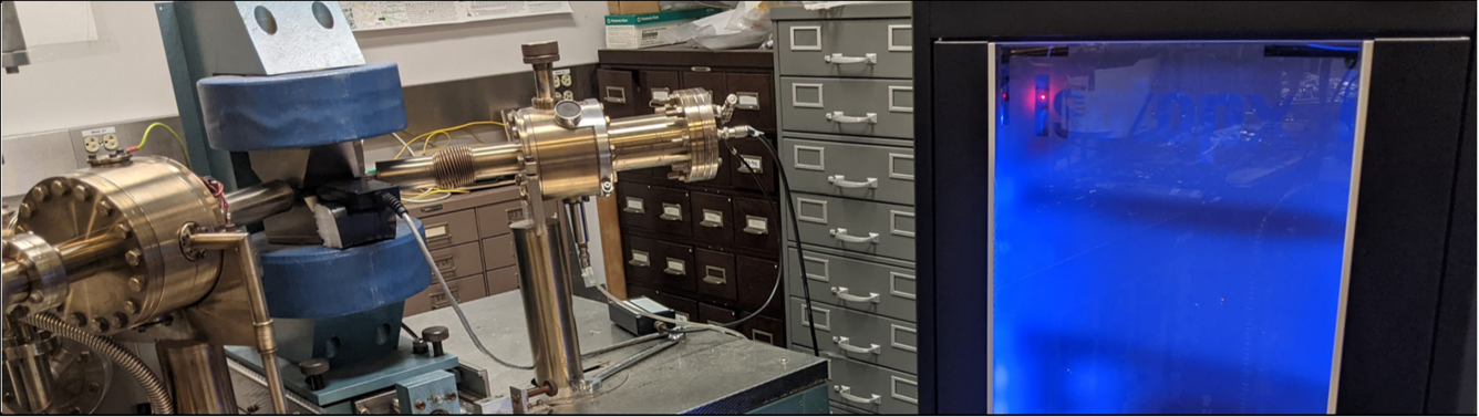 Photo of a VG1200 noble gas mass spectrometer
