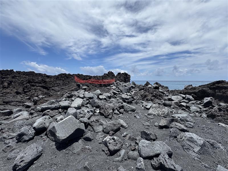 Color photograph of beach coastline