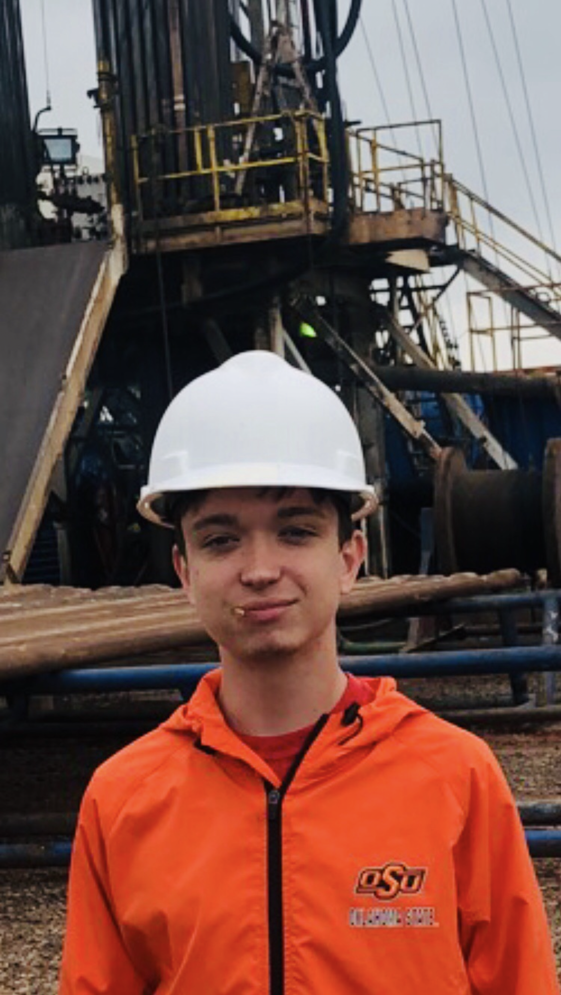 Jace Kaminski employee profile picture on construction site. 
