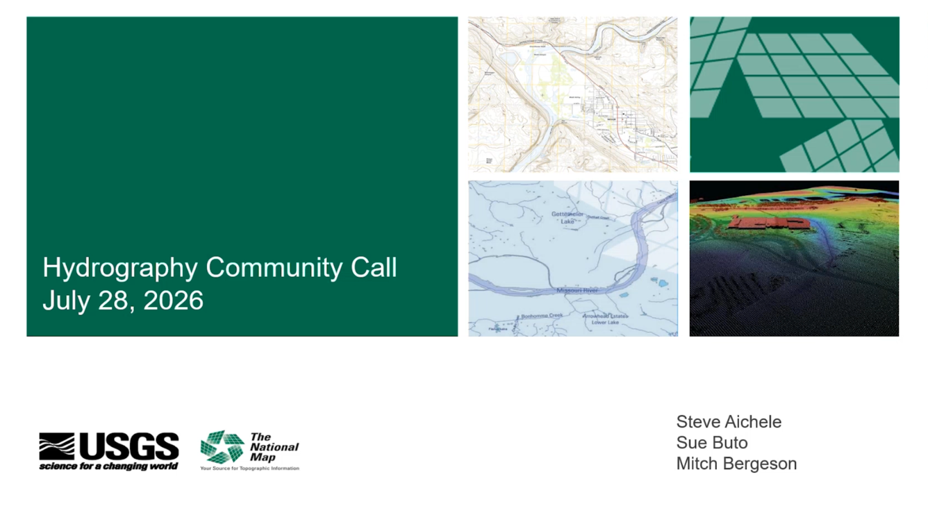 USGS Hydrography Community Call Thumbnail