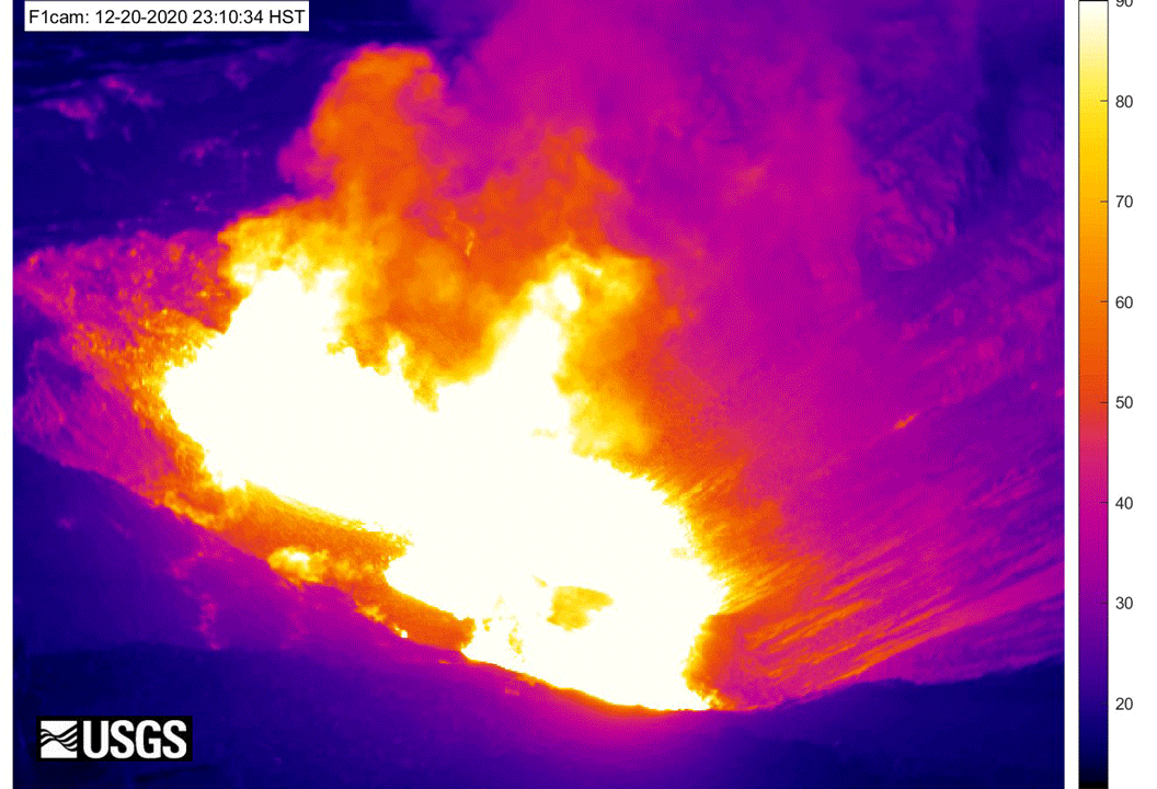 ANIMATED GIF: This animated image file (GIF) includes a series of webcam images—one image every two minutes—from the F1cam therm