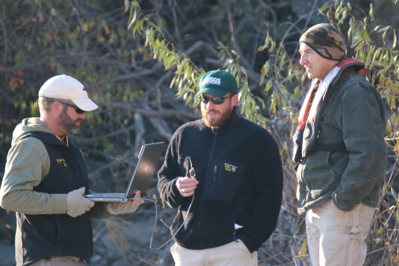 scientists out in the field