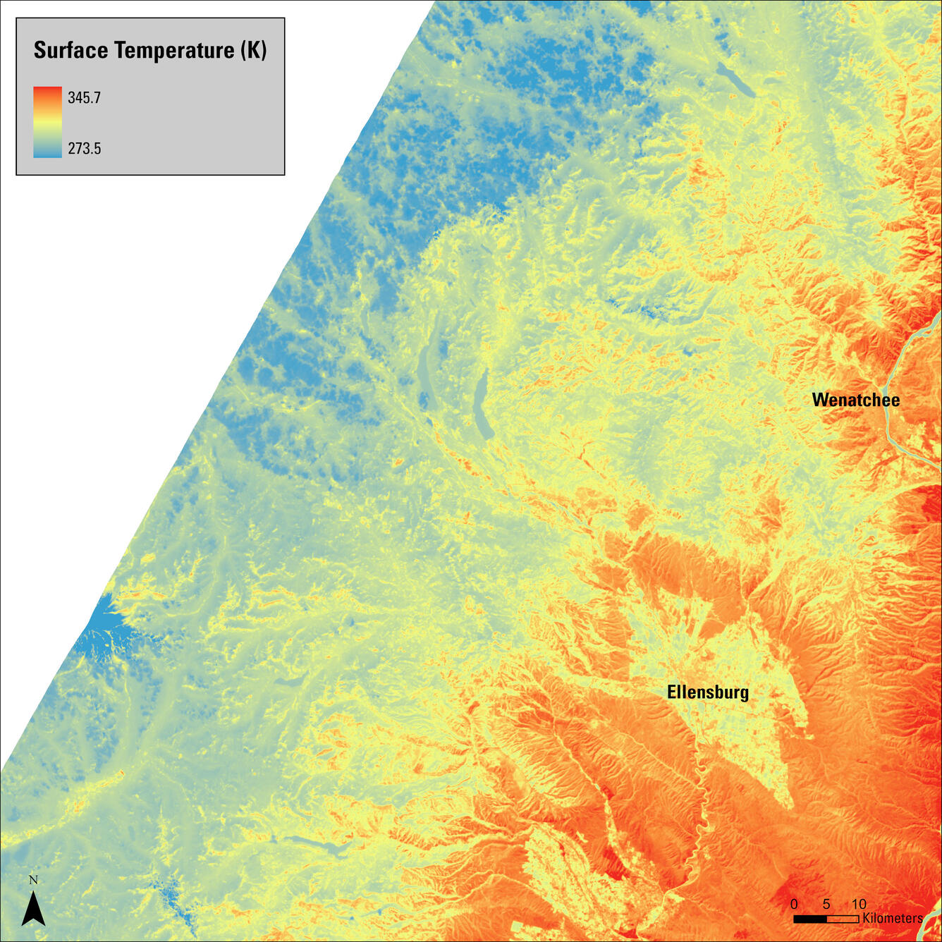 Landsat Surface Temperature (ST) for ARD - Oregon Coast