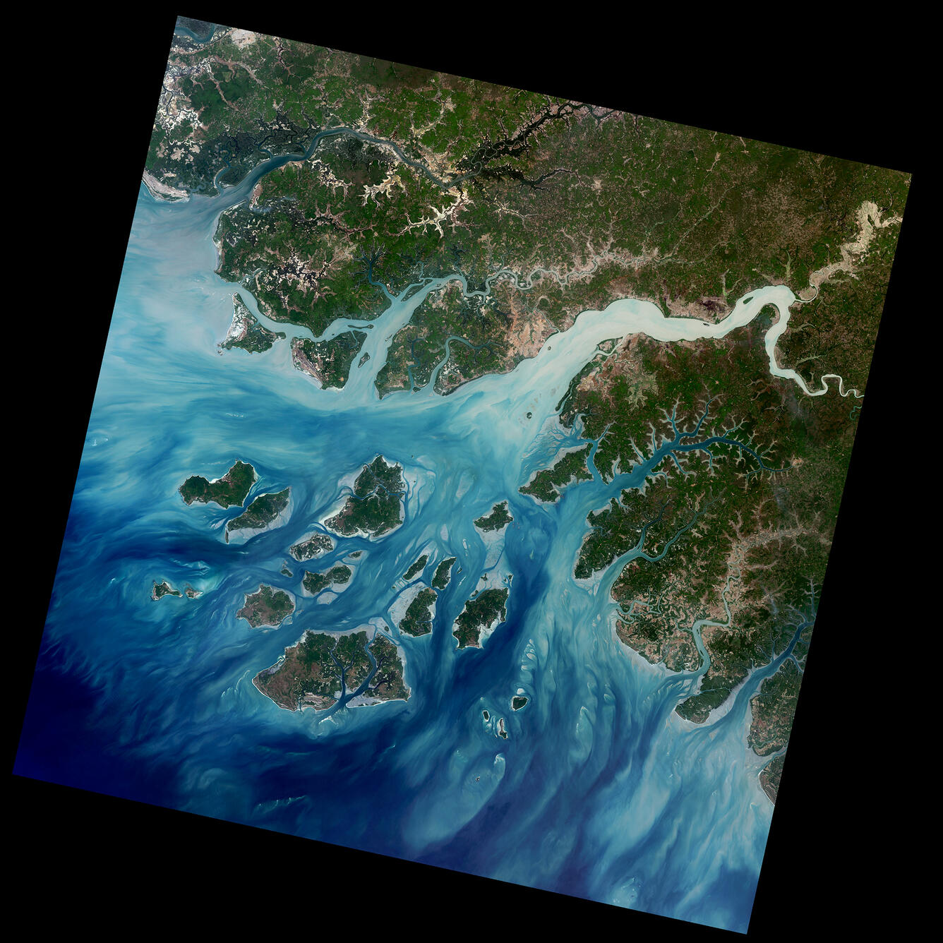 Landsat 9 Image of Western Guinea-Bissau