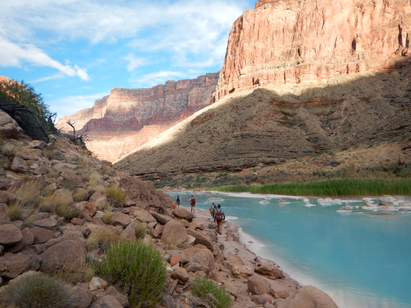 Little Colorado River Hiking to Monitoring Site