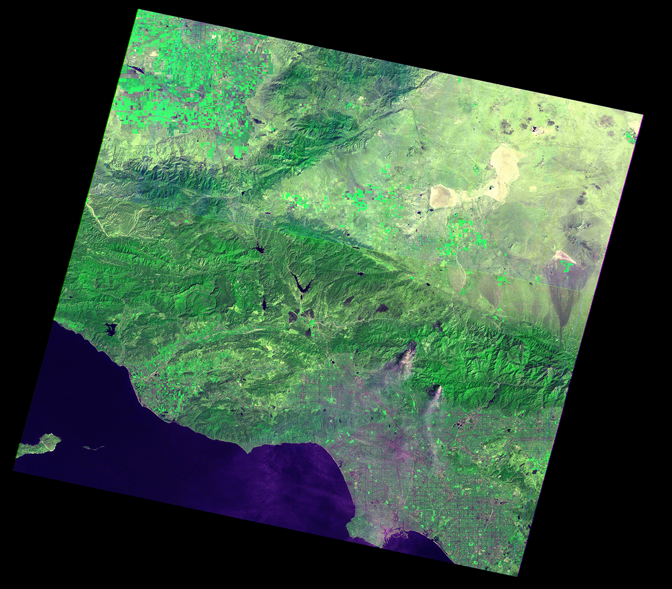 Landsat 3 MSS 1979 image of southern California 