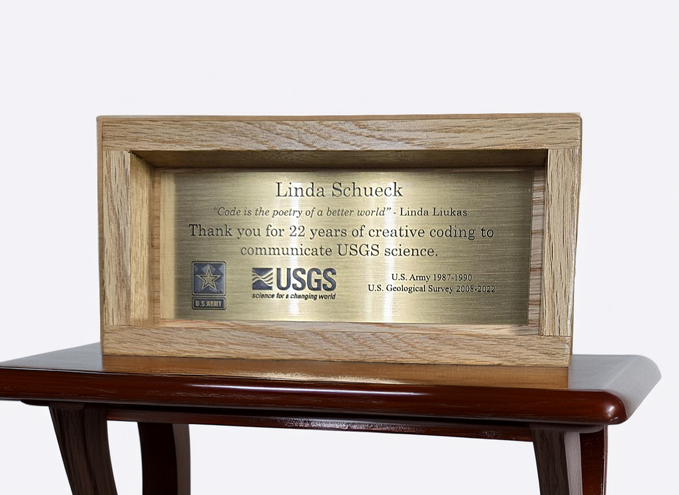 Linda Schueck's lifetime achievement award
