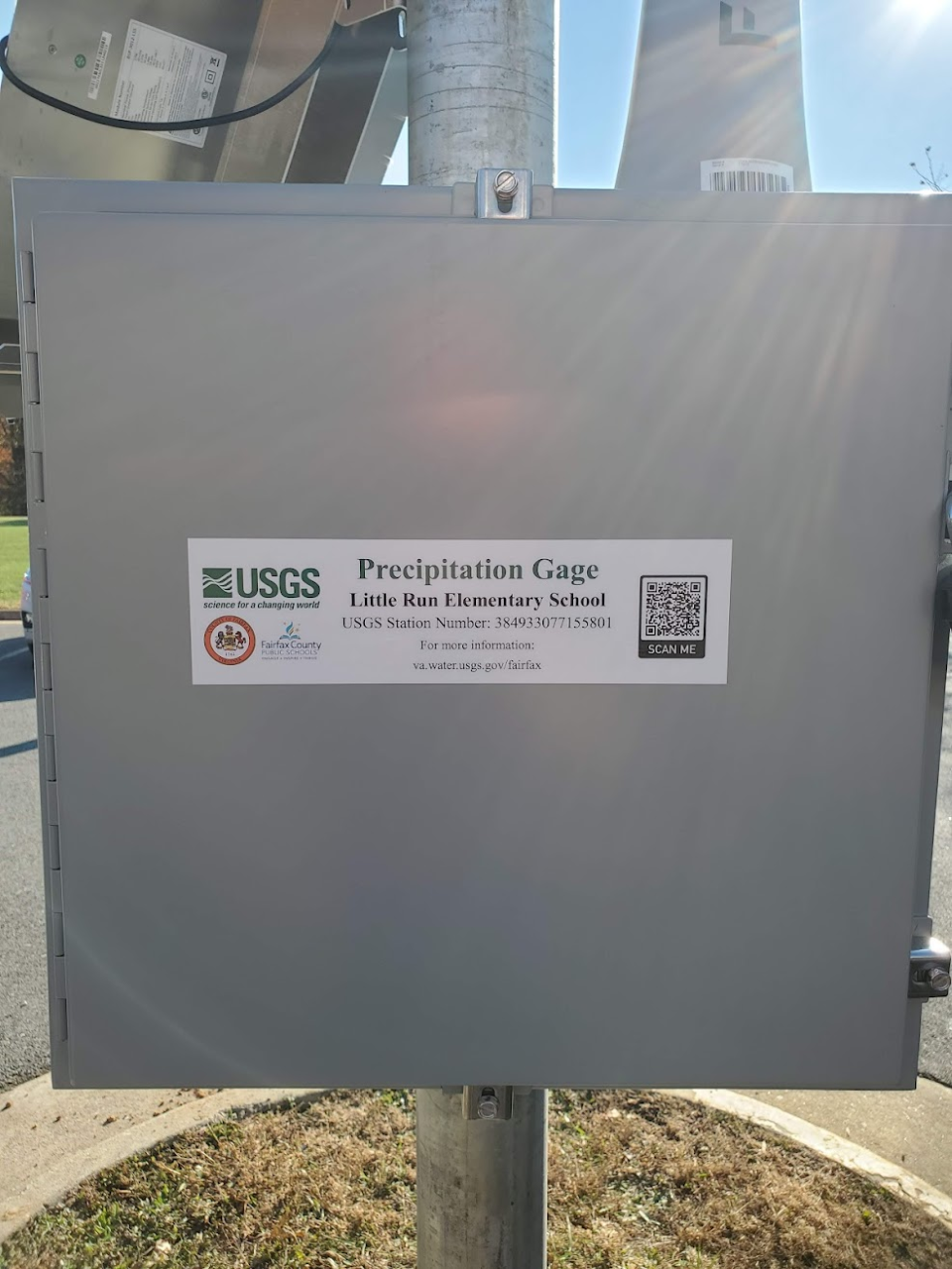 Photograph of USGS Precipitation Gage LittleRun 2