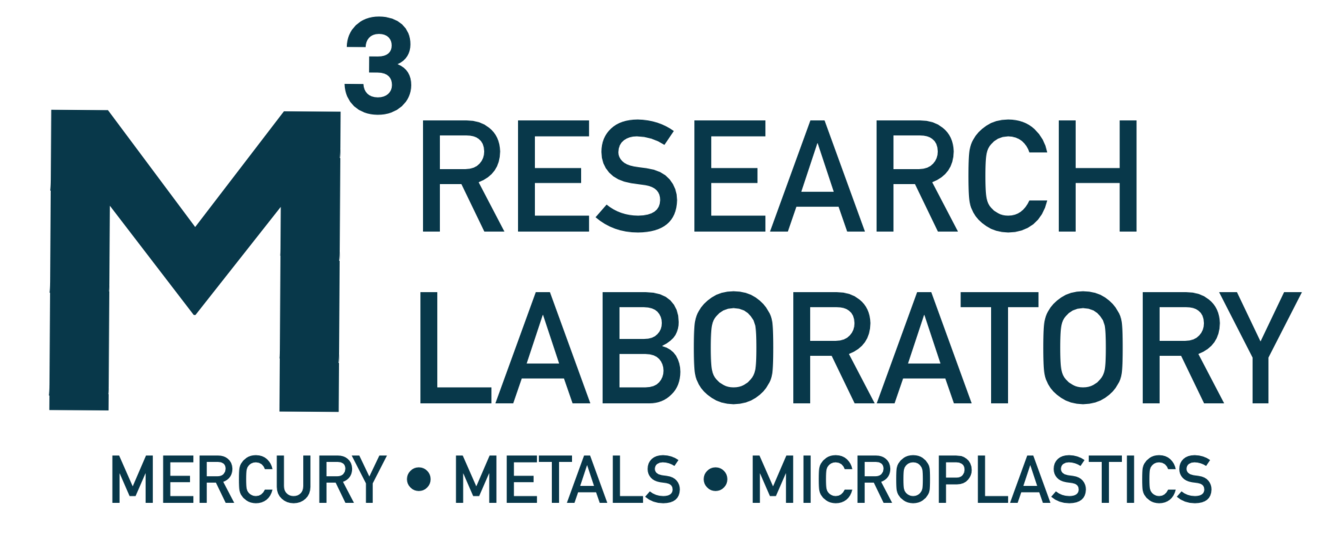 M3 Research Laboratory Mercury Metals Microplastics logo