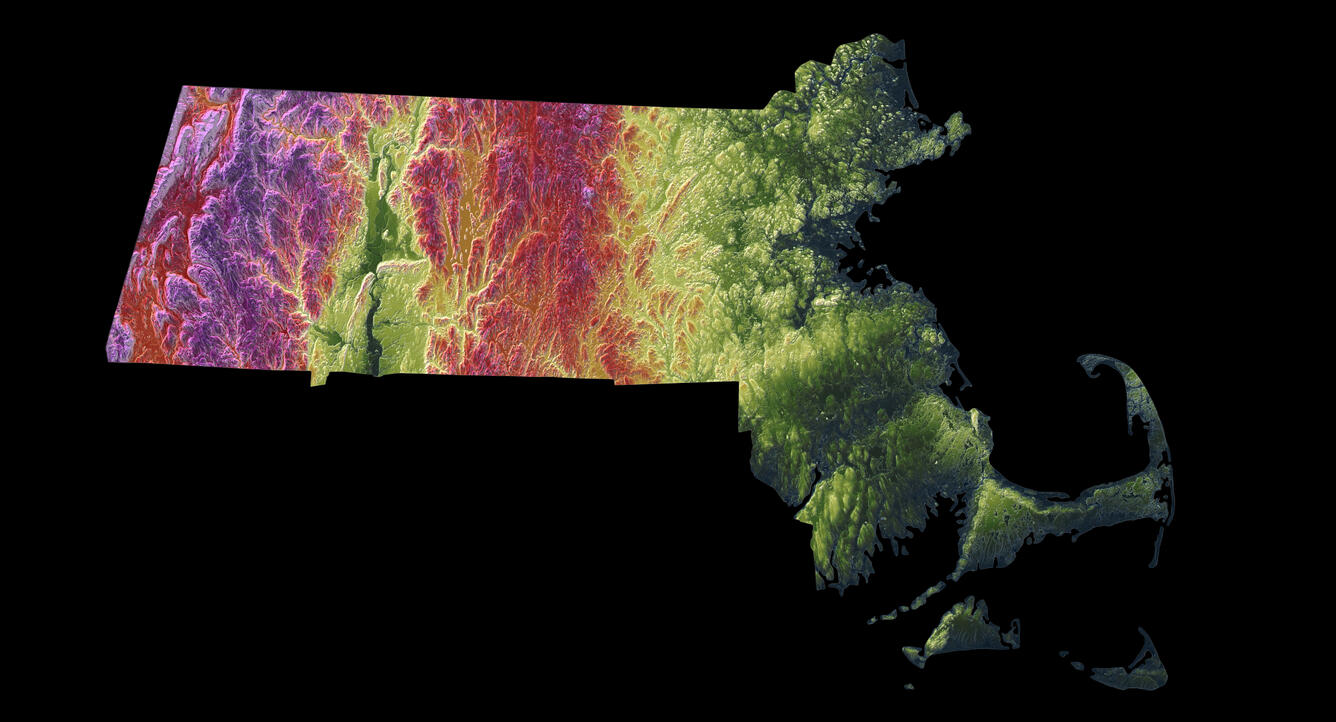 3DEP As Art - Massachusetts