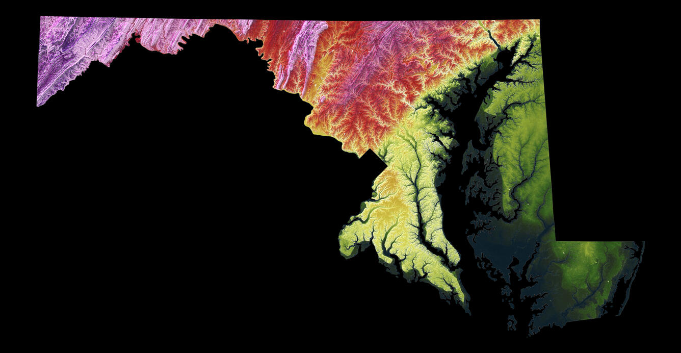 3DEP As Art - Maryland