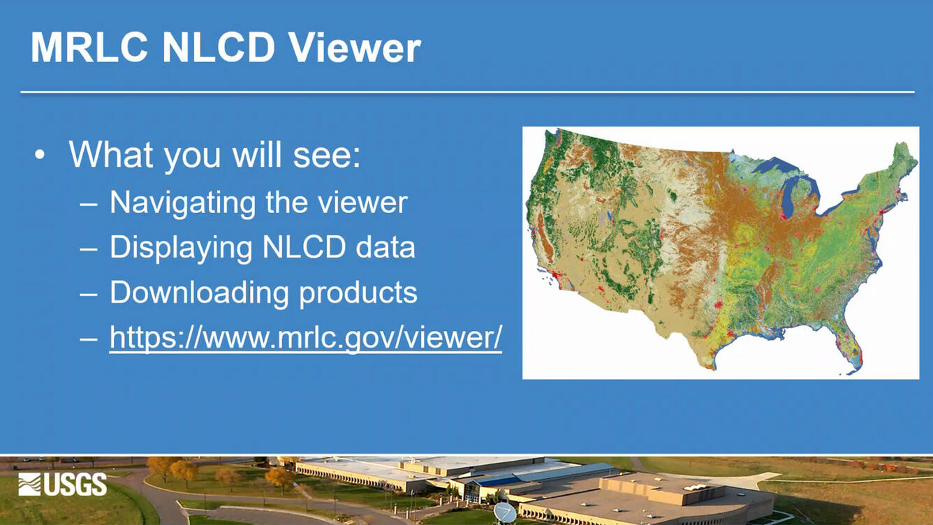 A slide with a title, a small amount of text and a map of the United States next to it