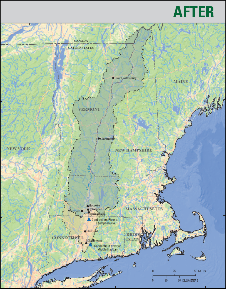 Connecticut River Watershed Map Before And After Improvements Applied By The Spn Us 2284