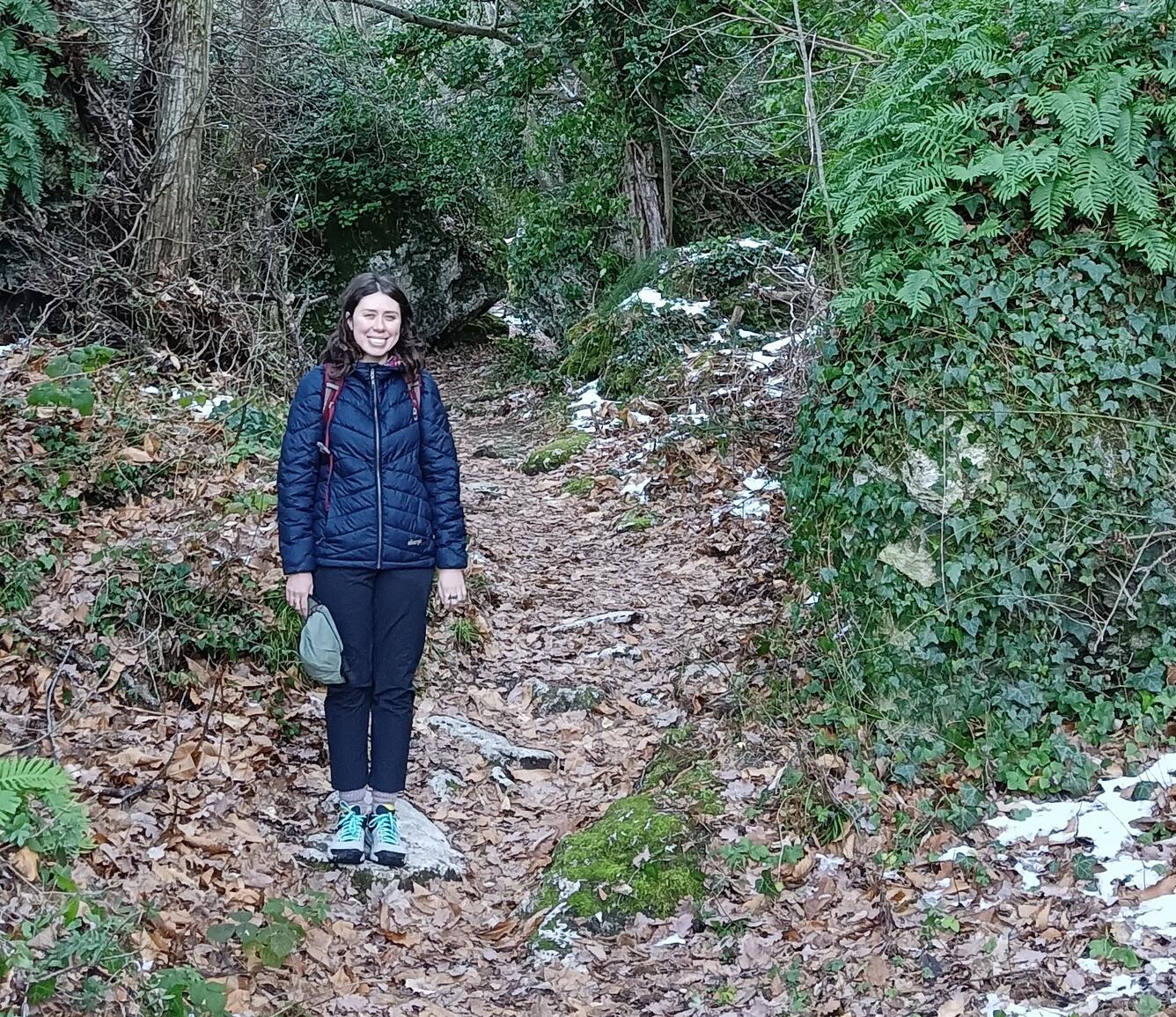 Julia Mcintosh on trail