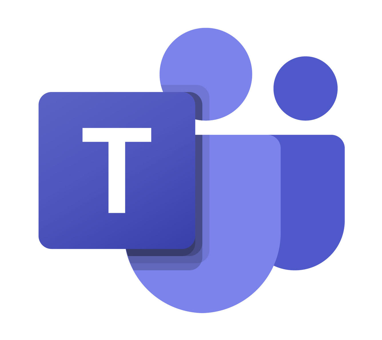 Microsoft Teams logo (two purple people with large letter T in front)