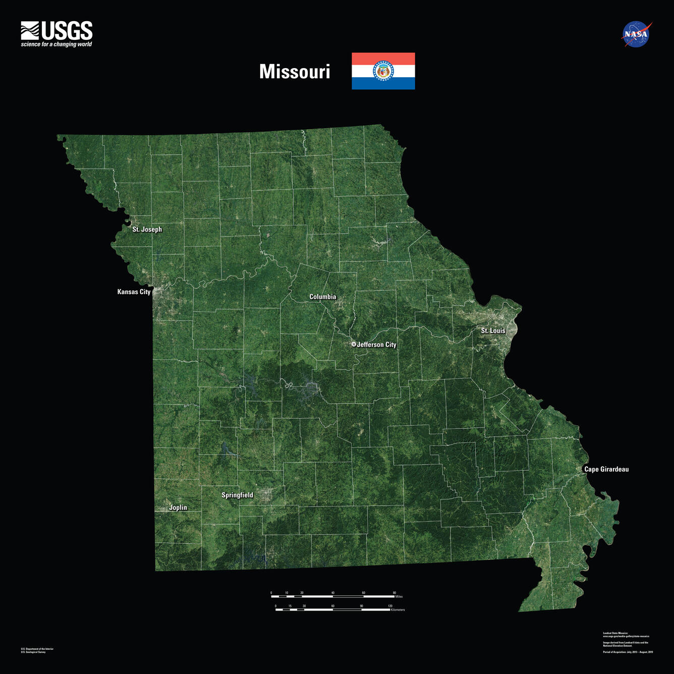 Missouri Landsat State Mosaic