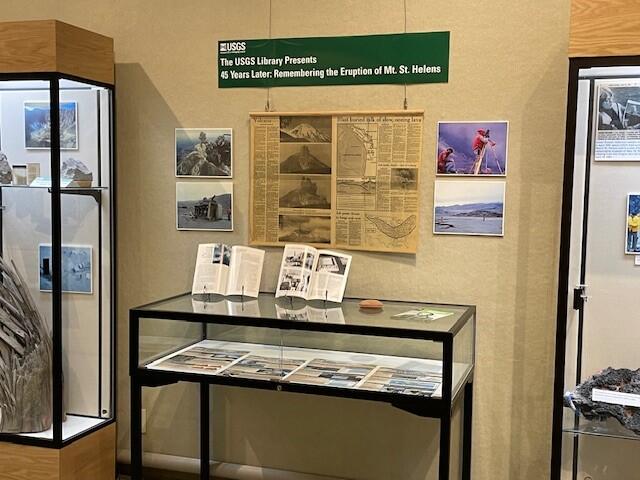 Mount St Helens Art Hallway 2025 - Display Cases