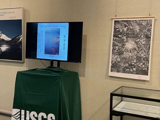 Mount St Helens Art Hallway 2025 - Display Screen