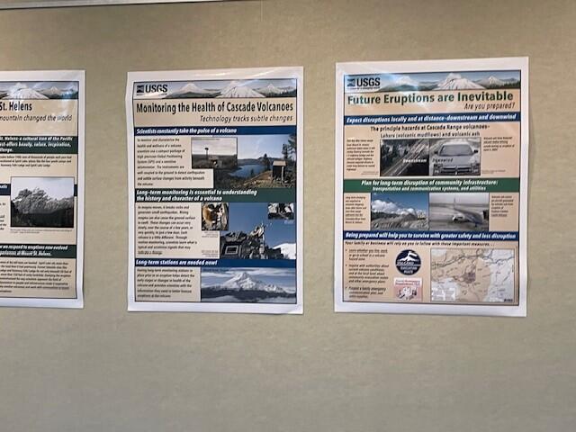 Mount St Helens Art Hallway 2025 - posters