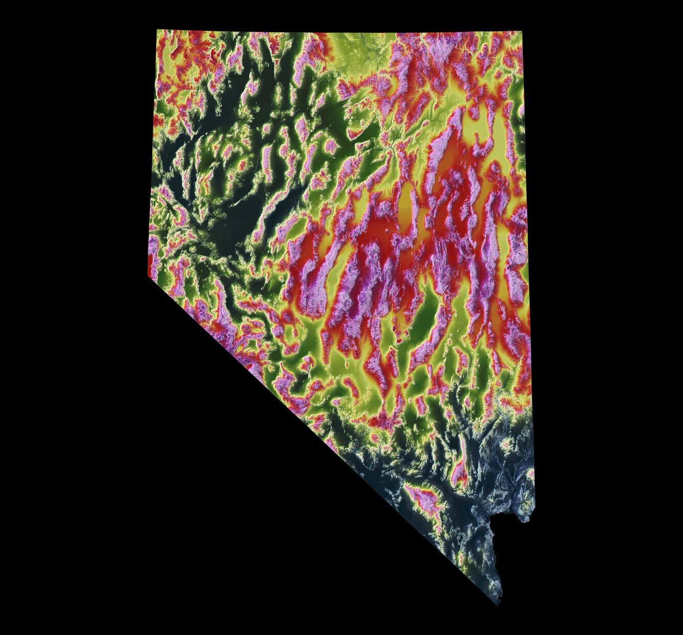 3DEP As Art - Nevada