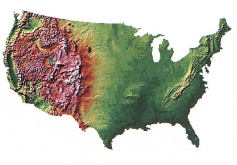 Elevation of the United States of America