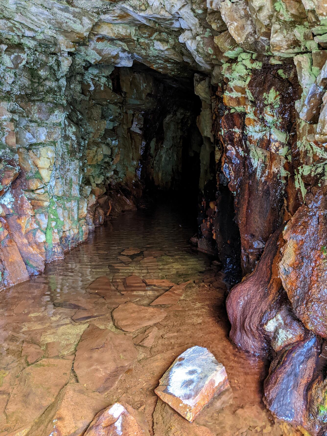 Draining mines