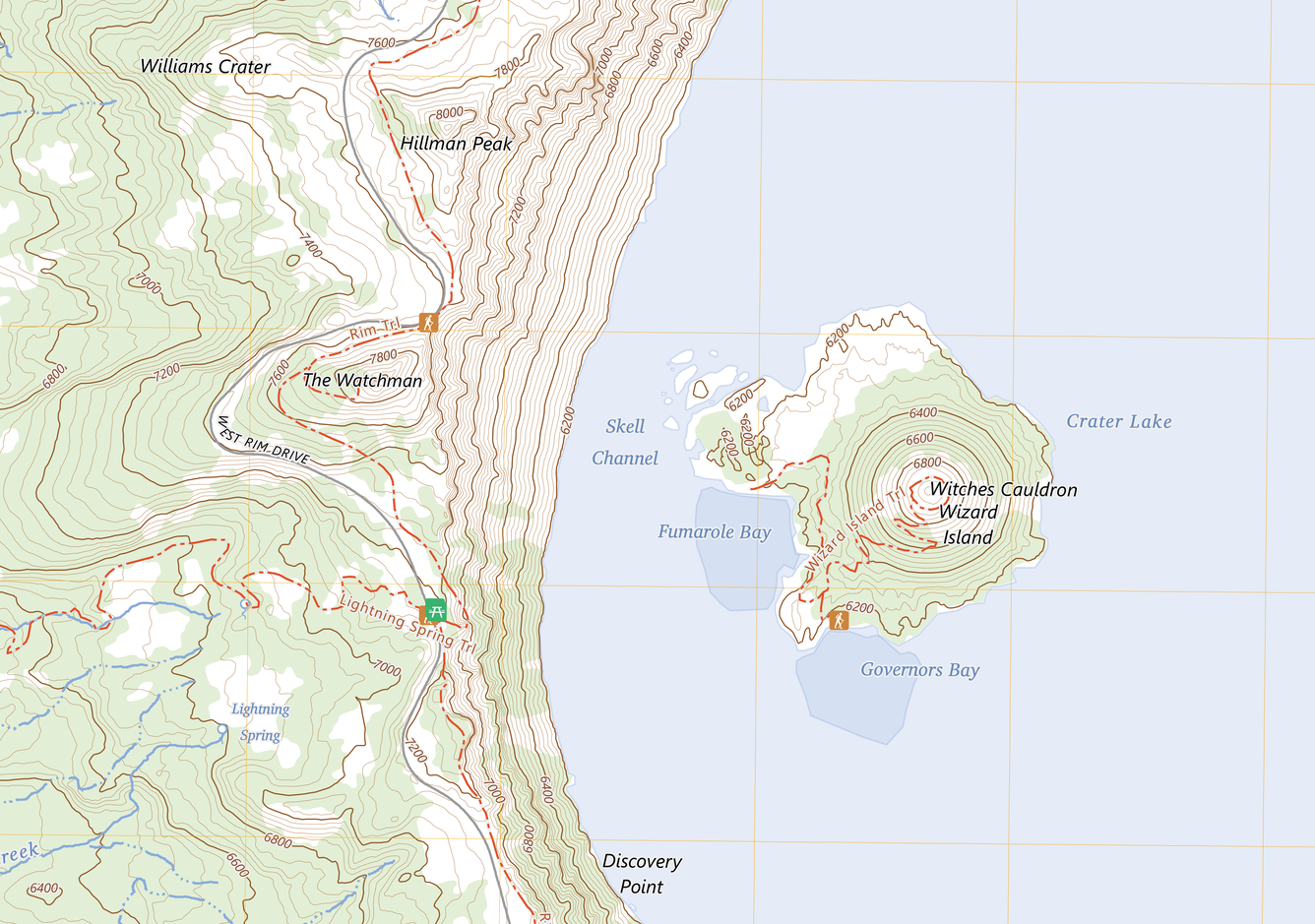 US Topo - Crater Lake NP - Oregon - 2023