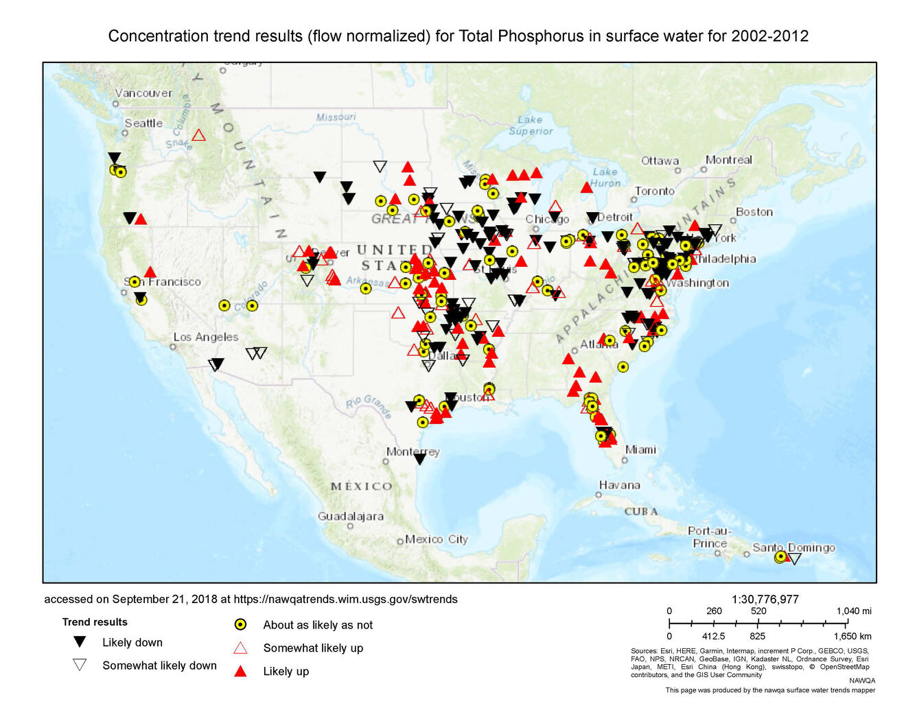 Interactive Water Quality Map Brings Together 40 Years of Water-Quality Data