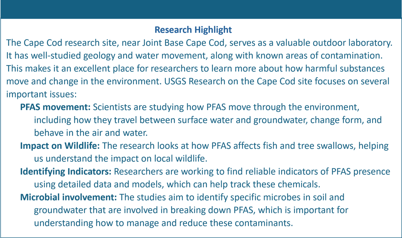 PFAS research highlights in Cape Cod