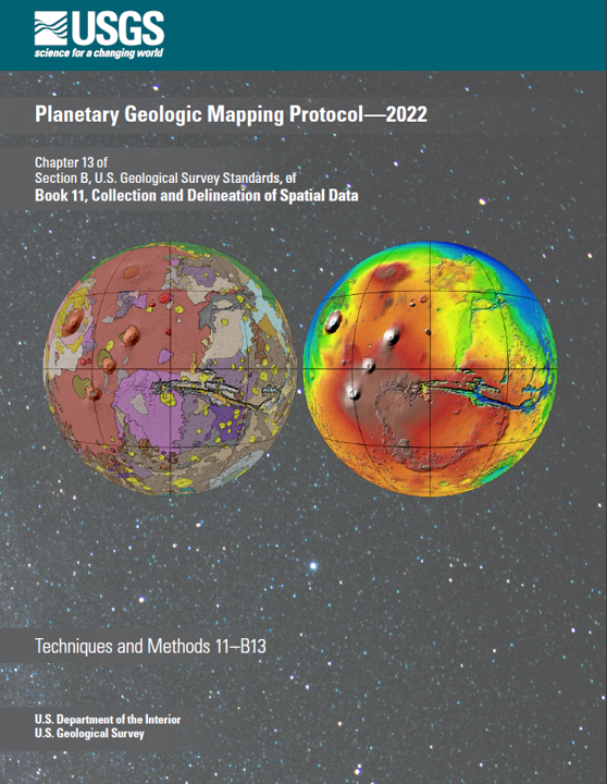 COVER: Planetary Geologic Mapping Protocol - 2022