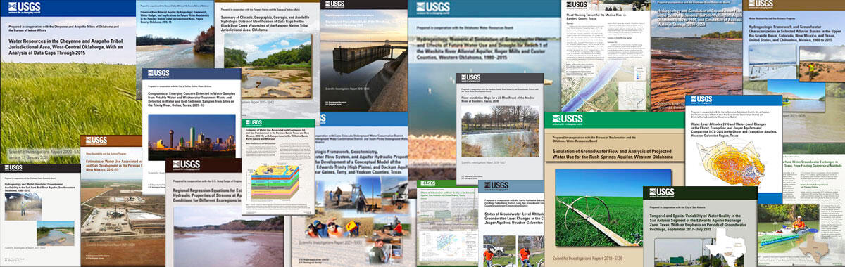 Collage of publication covers