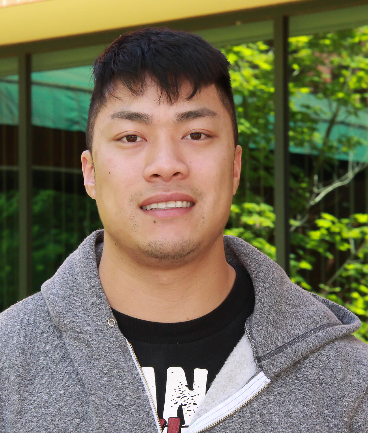 Justin Quach outside CVO